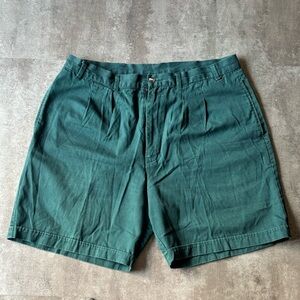 Wilson Men's Forest Green Flat Front Shorts